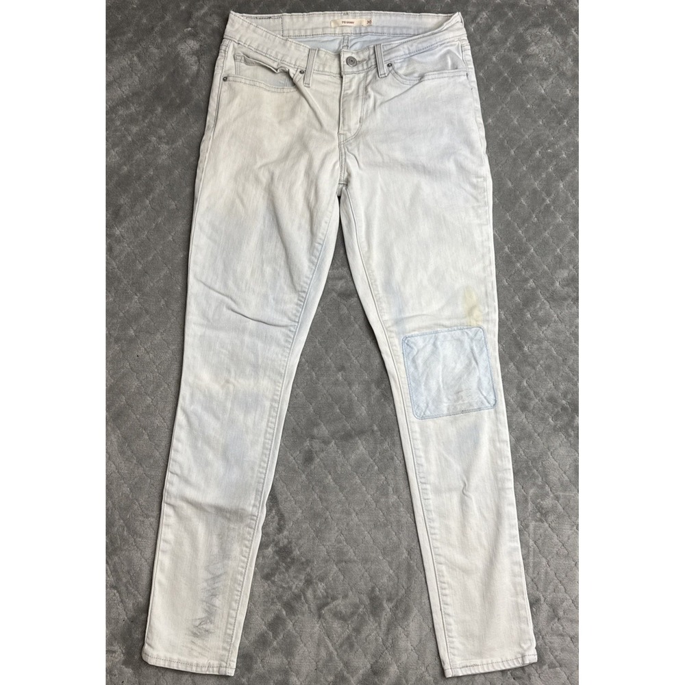 Levi's Jeans Women's Size 30 711 Skinny Acid Wash Patchwork